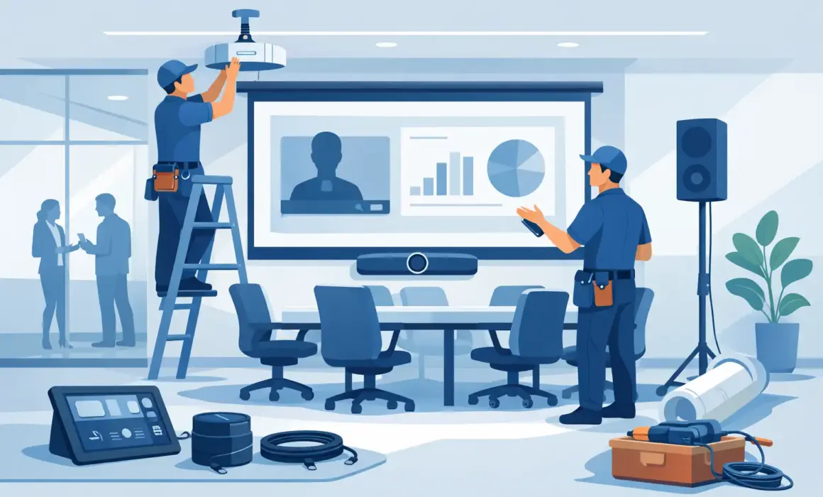 Office audio visual installation done right